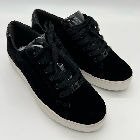 MICHAEL Michael Kors Black Velvet Irving Sneakers Womens Size 11M - Picture 13 of 14
